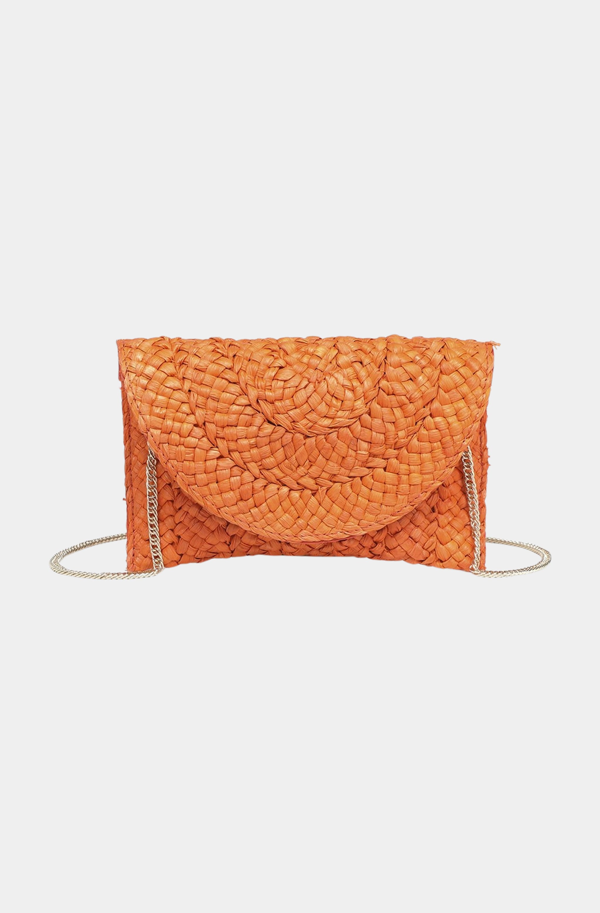 Carine Straw Clutch