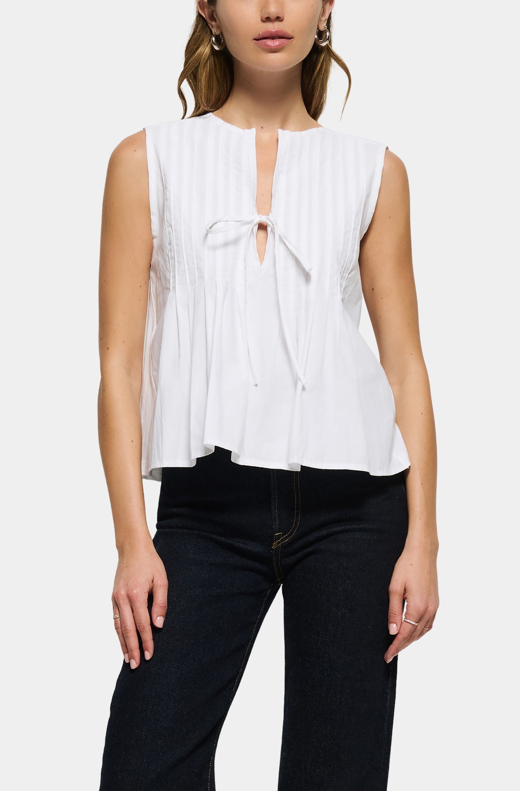 Ali Tie Front Top