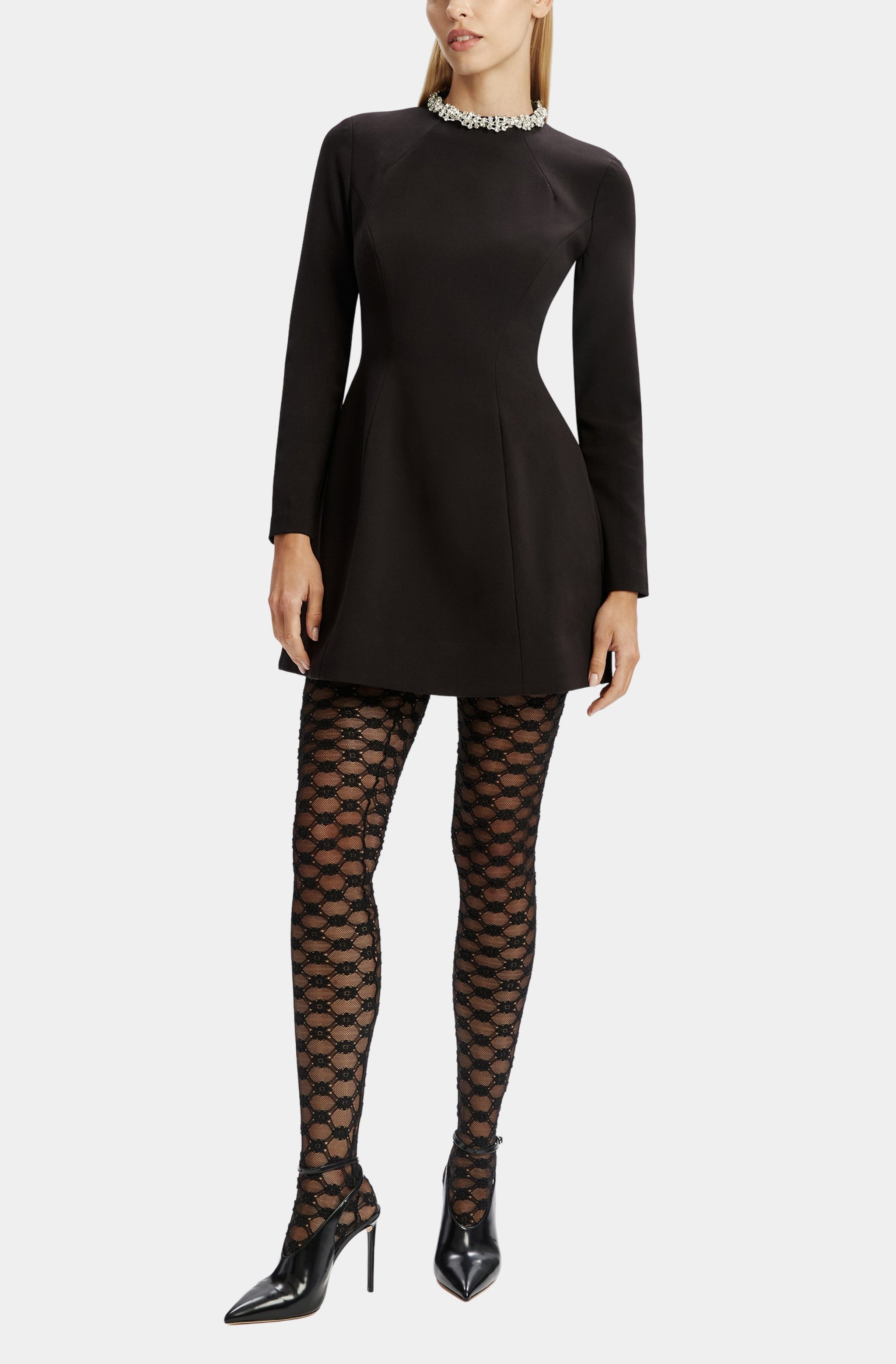 Delphi Long Sleeve Mini Dress