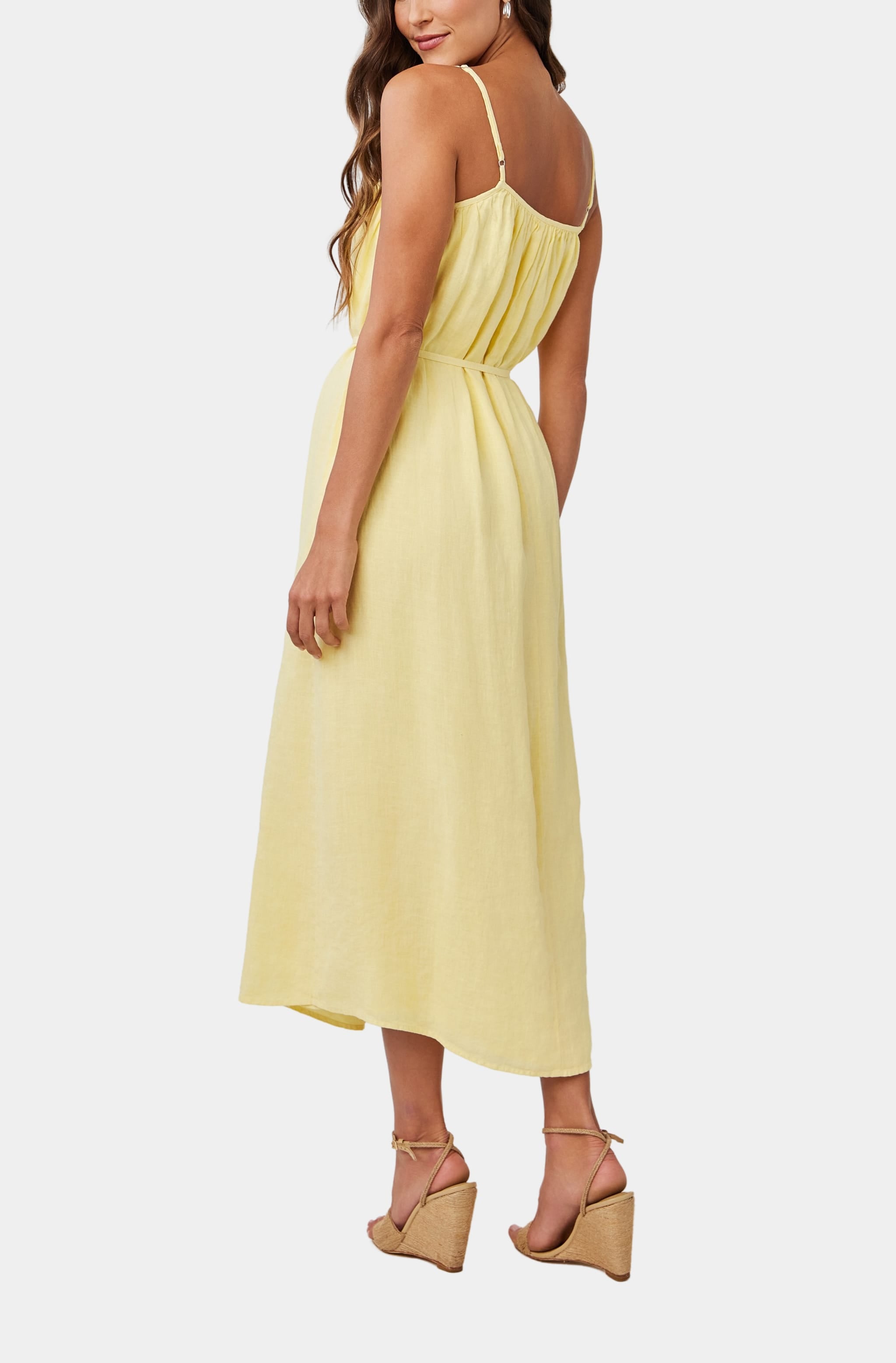 Shirred Cami Maxi Dress