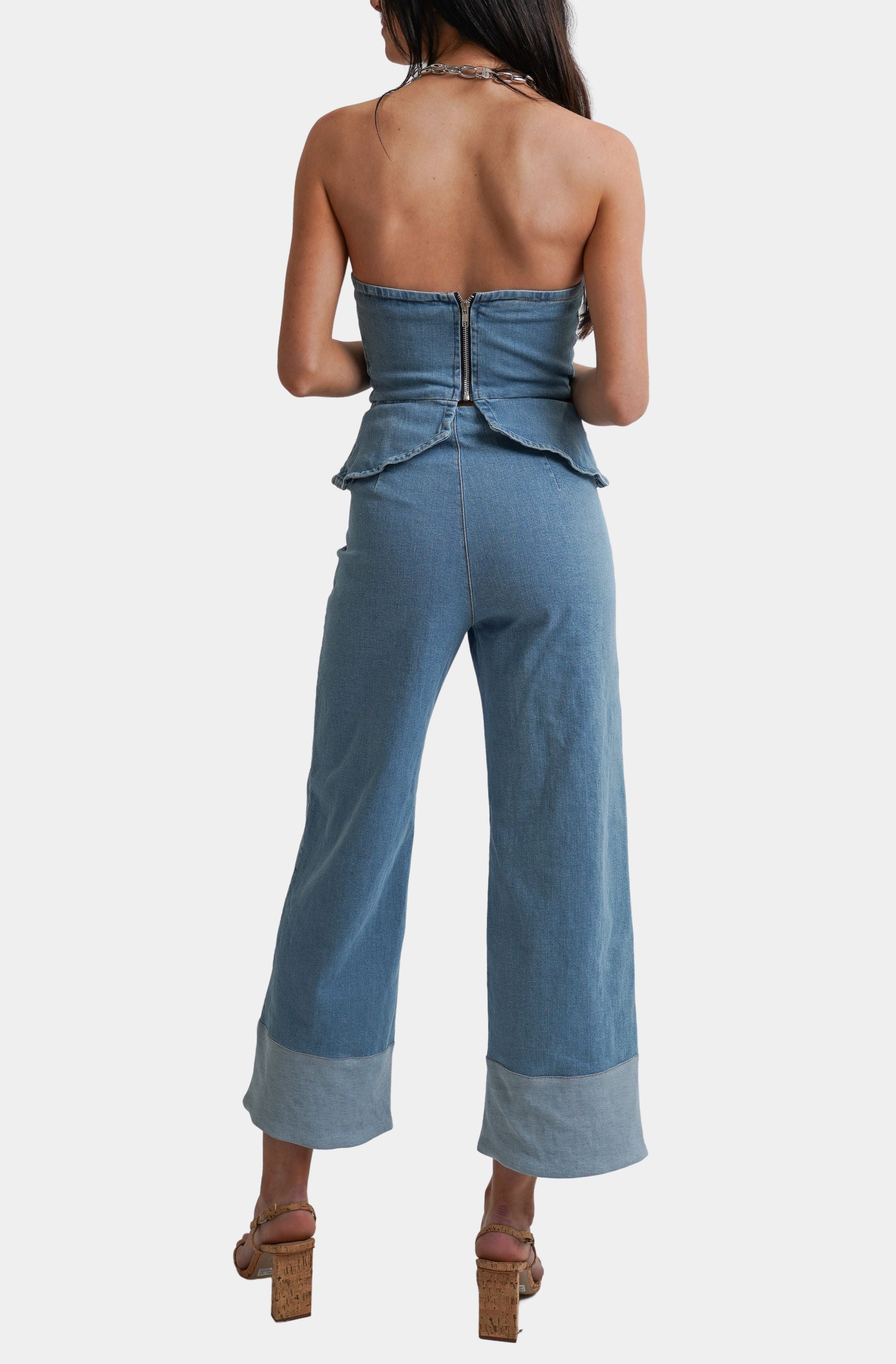 Marcela Denim Top