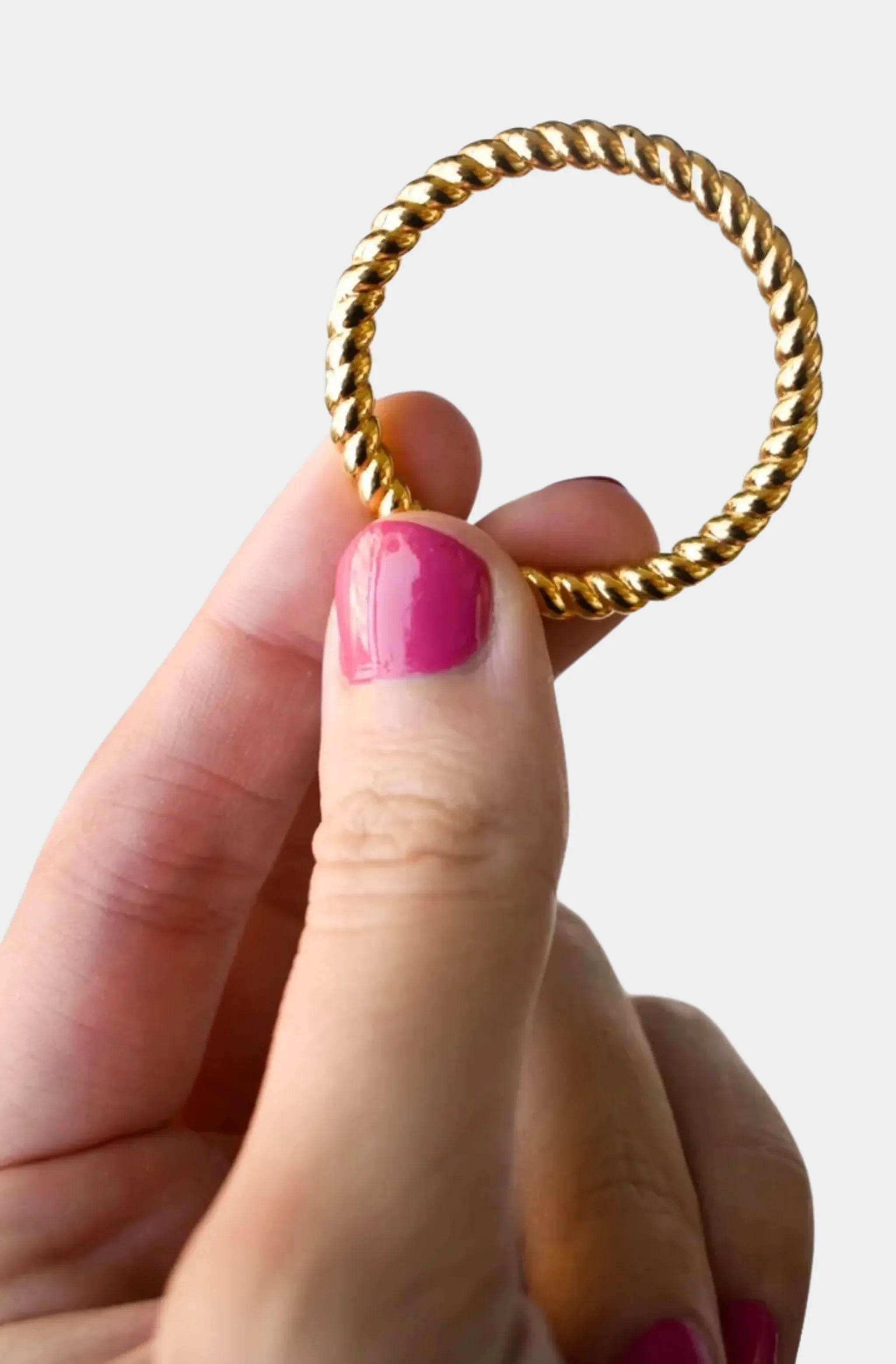 Golden Twist Twilly Ring
