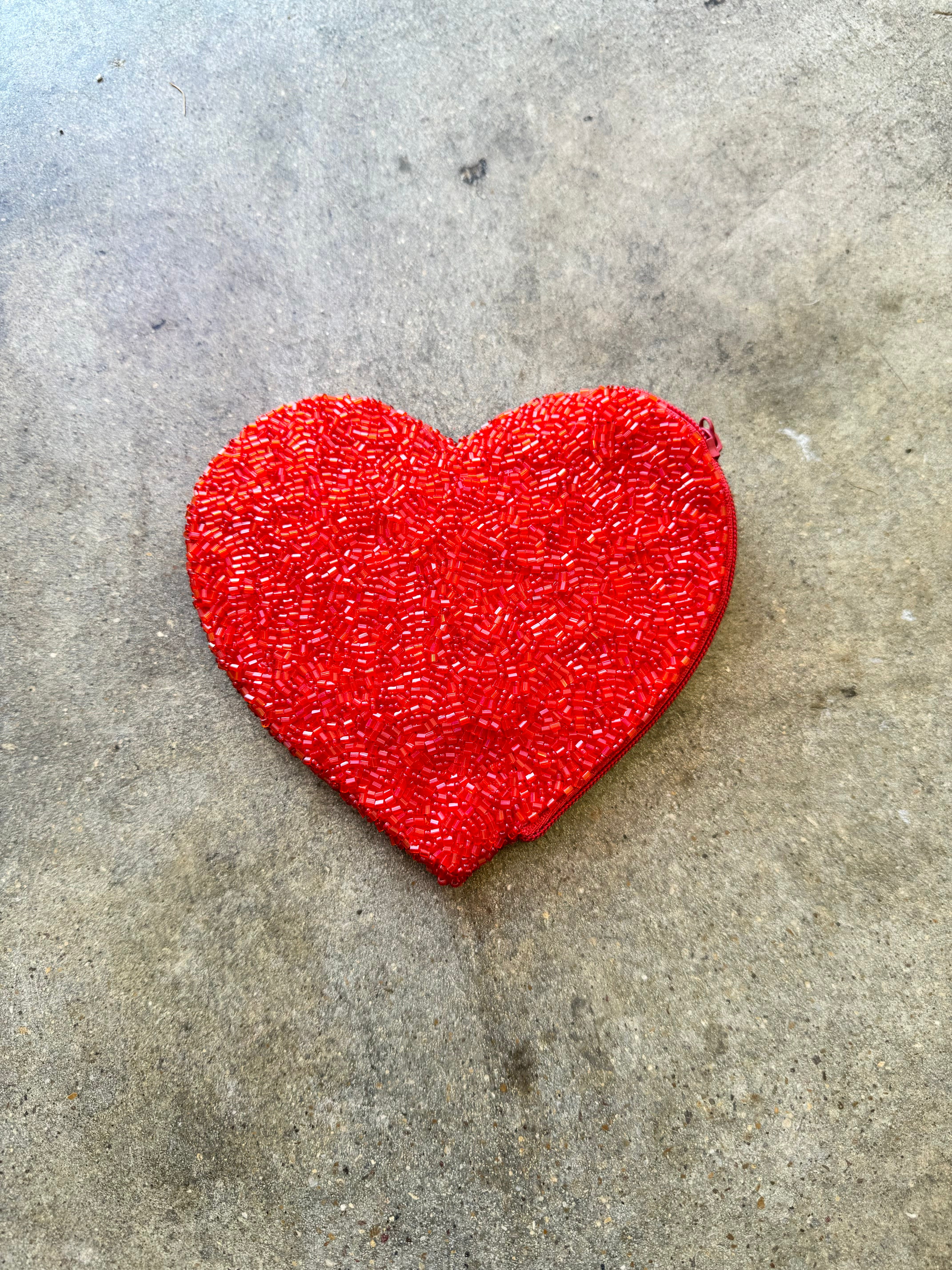 Heart Shaped Coin Pouch