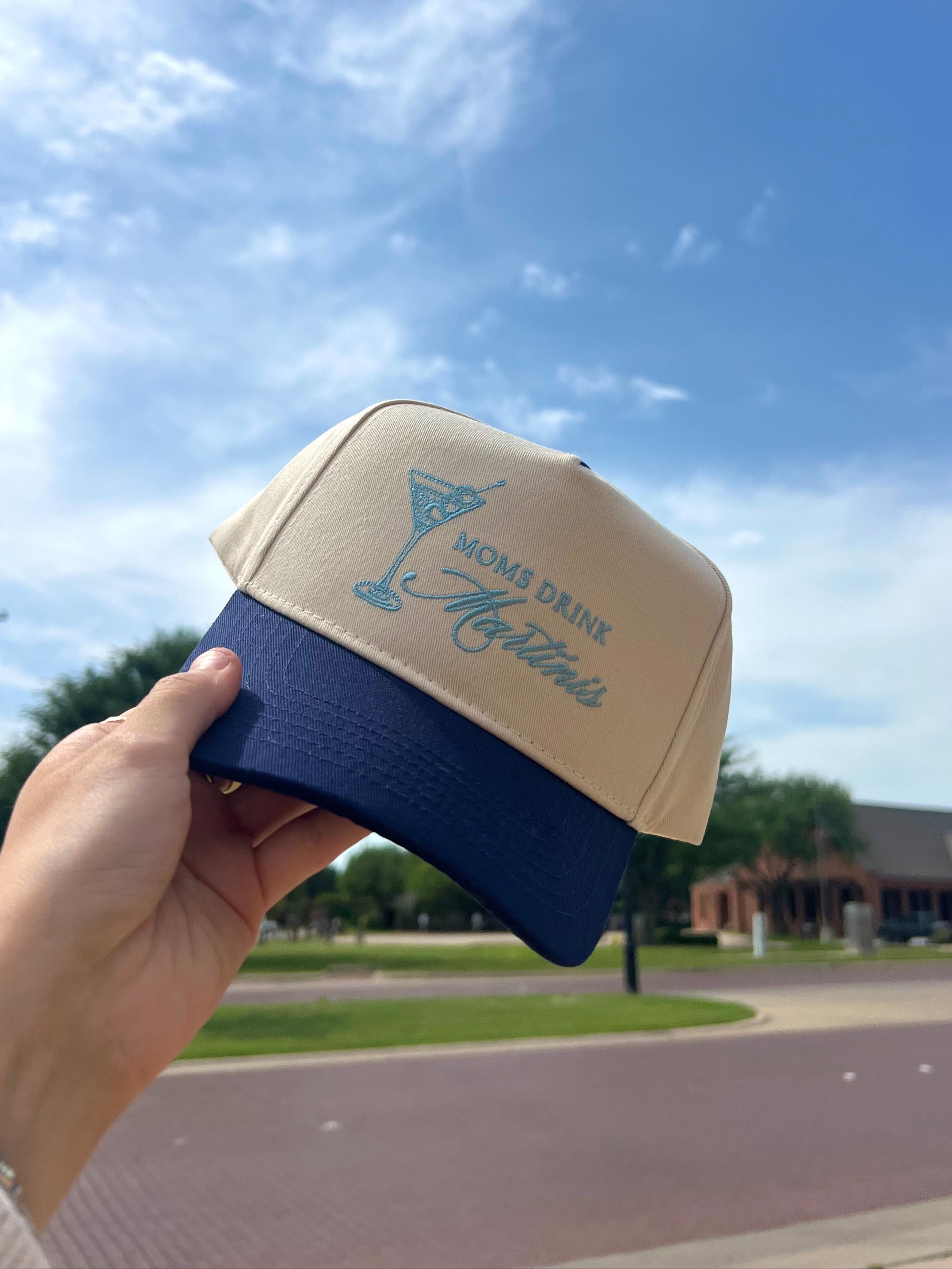 Mom's Drink Martinis Vintage Trucker Hat