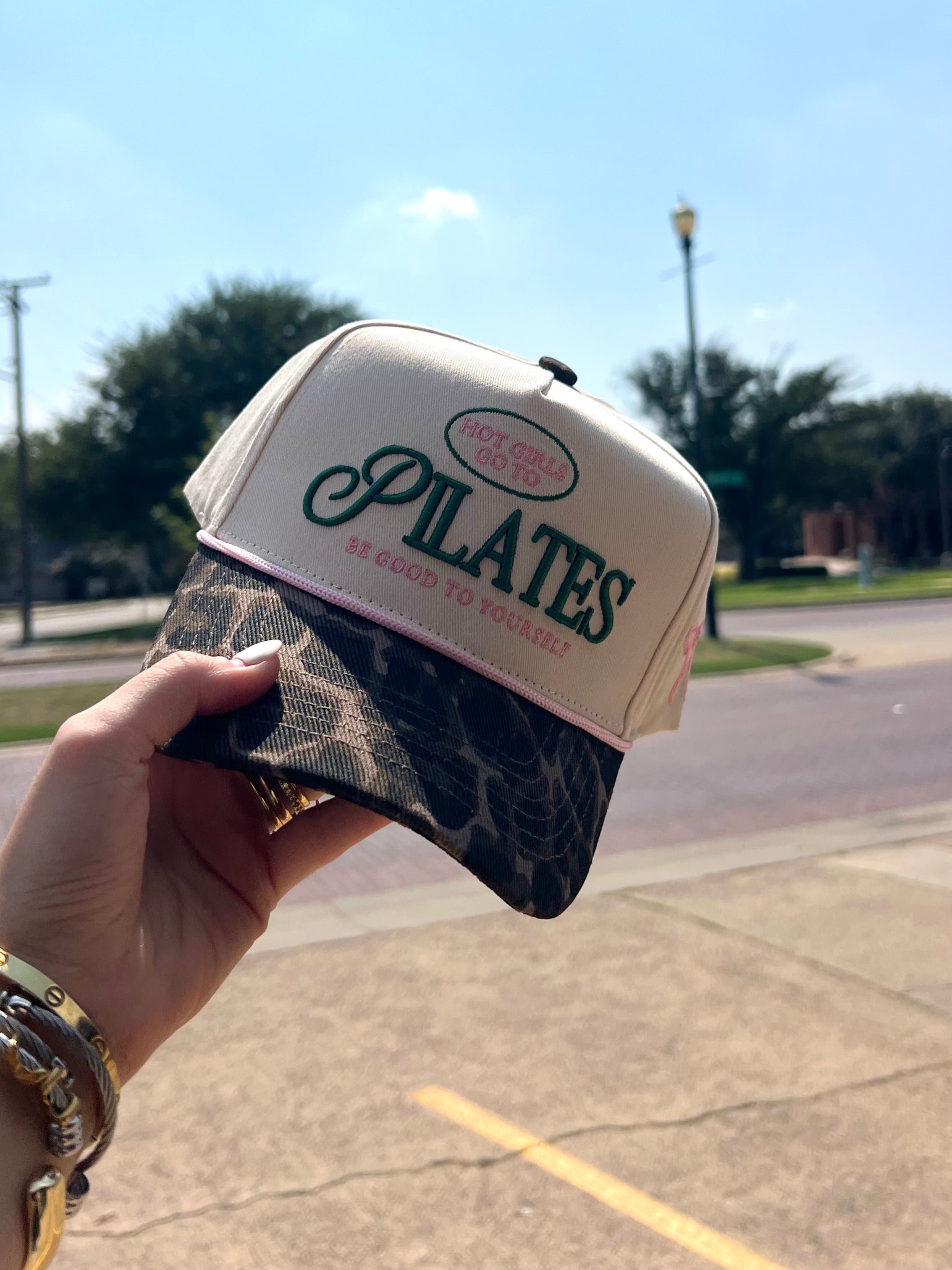 Hot Girls go to Pilates- Leopard Vintage Hat