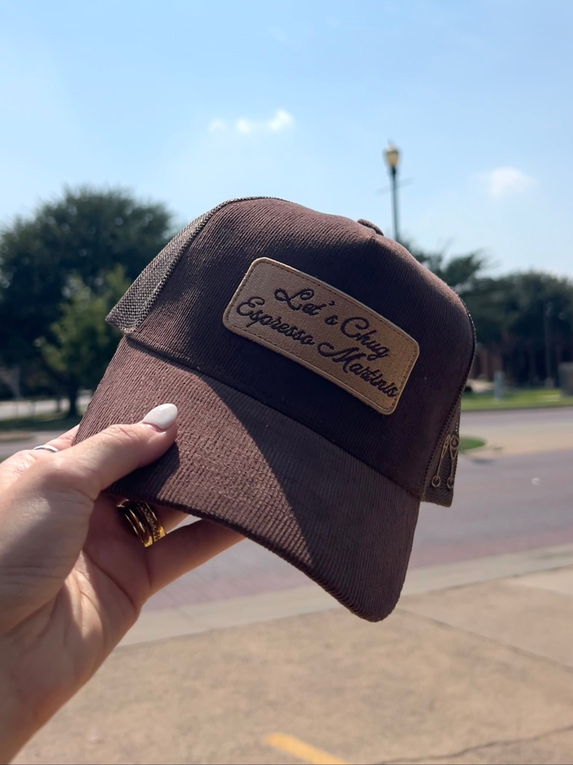 Let's Chug Espresso Martinis Trucker Hat