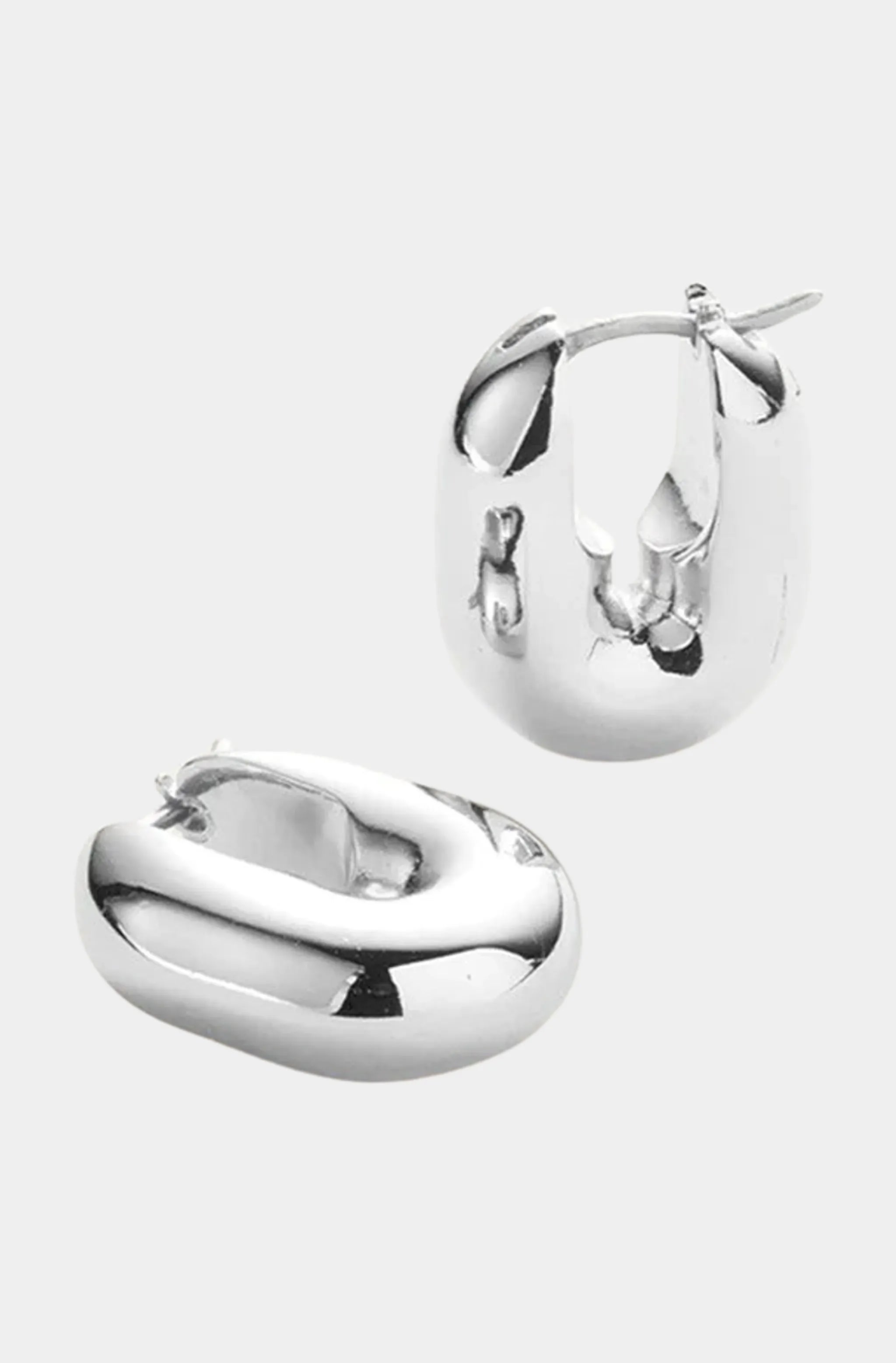 Puffy U-Link Earrings