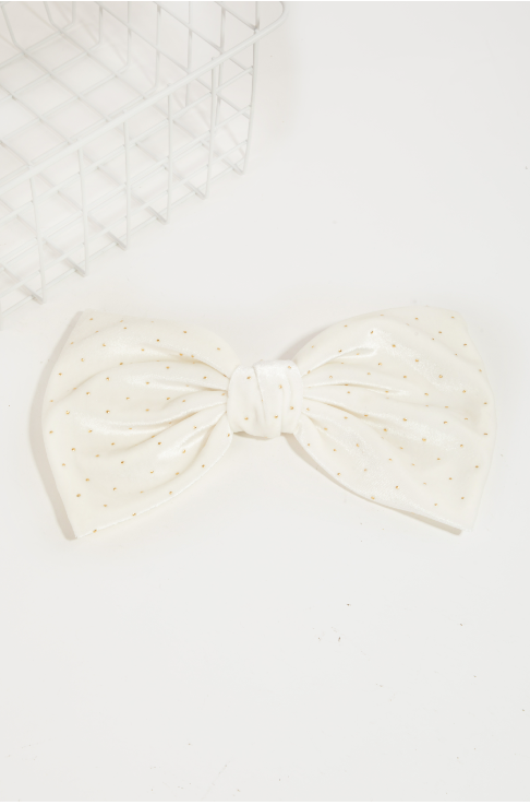 Velvet Stud Bow
