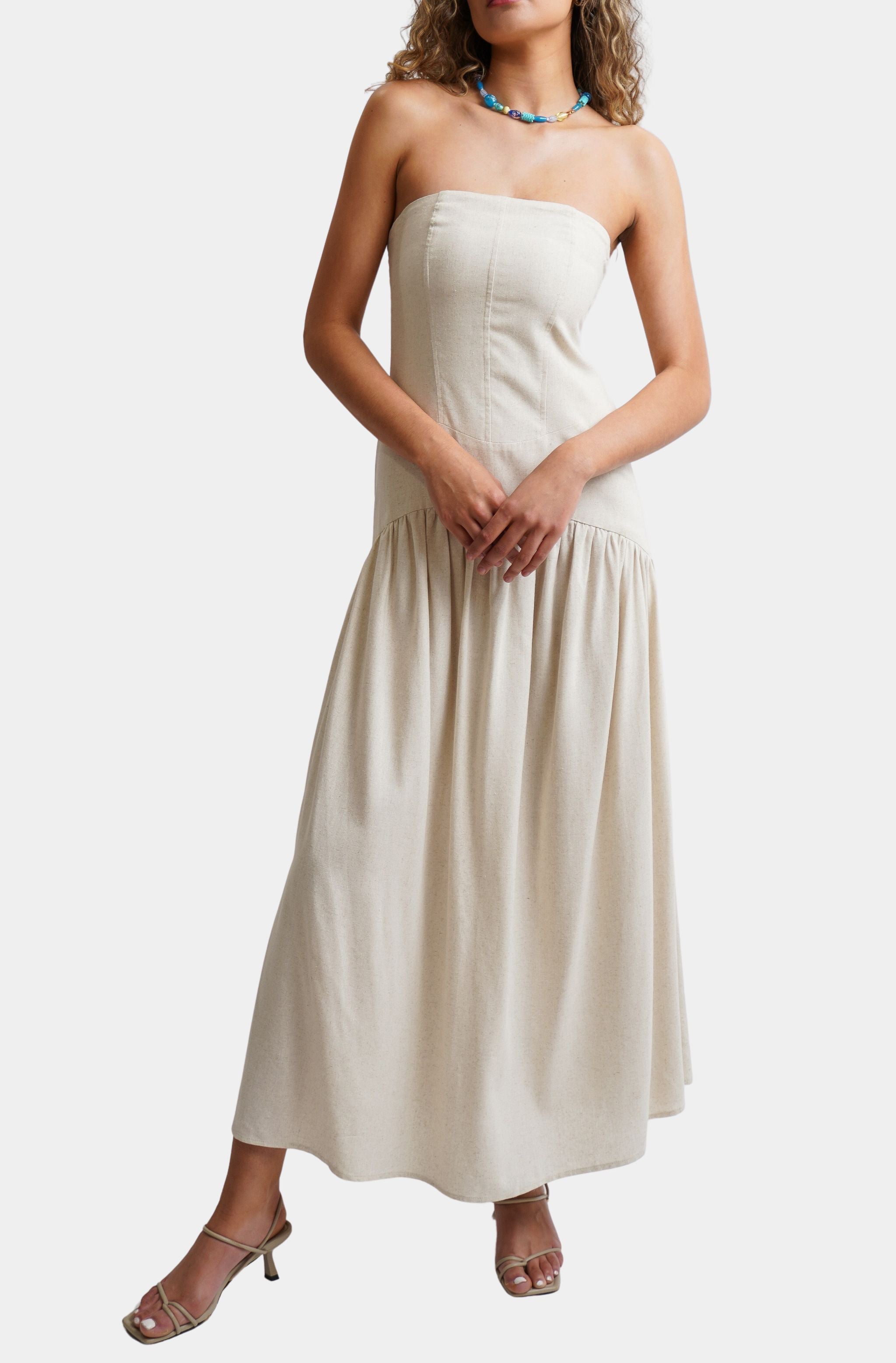 Maxi Strapless Dress