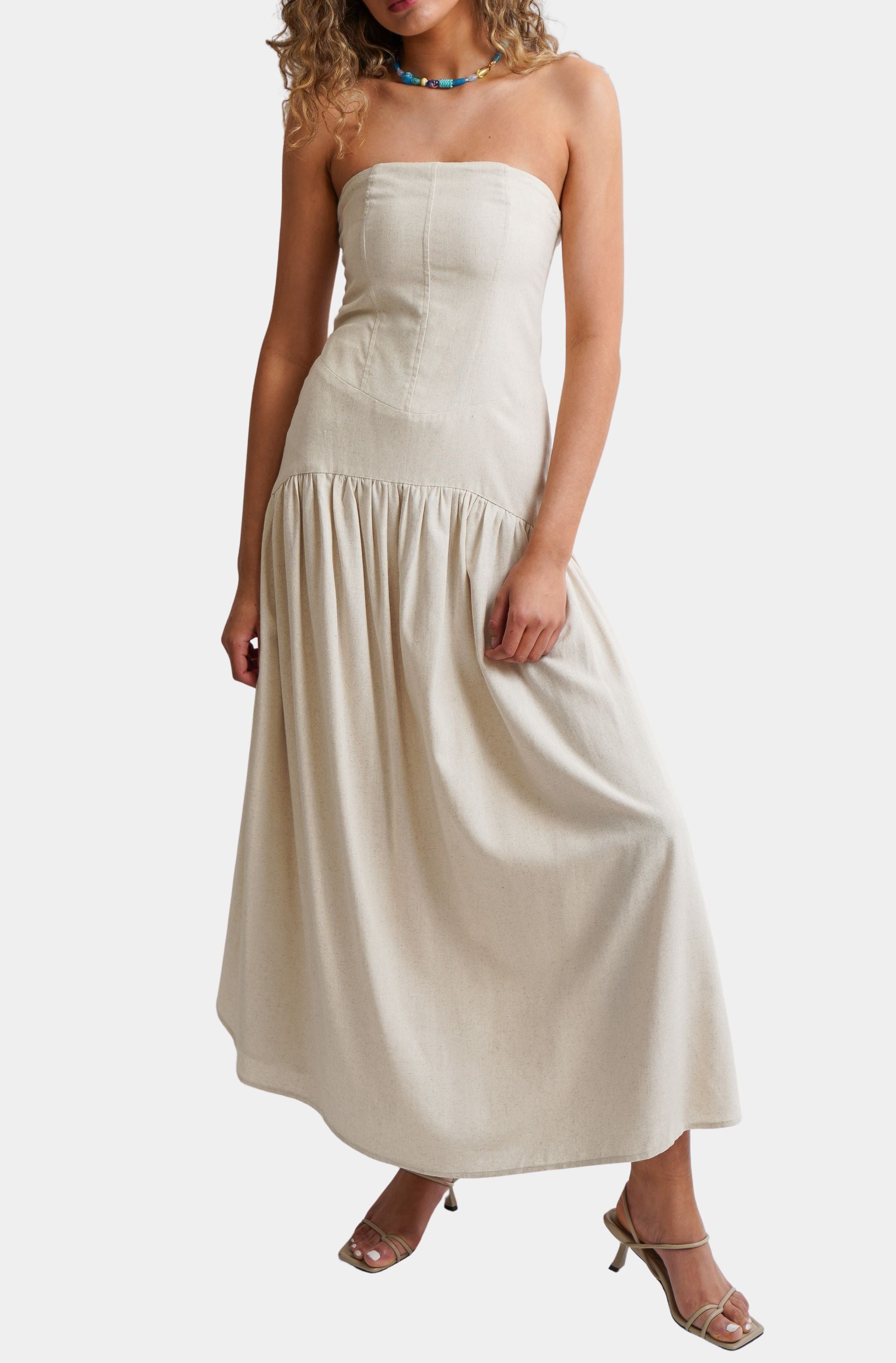 Maxi Strapless Dress