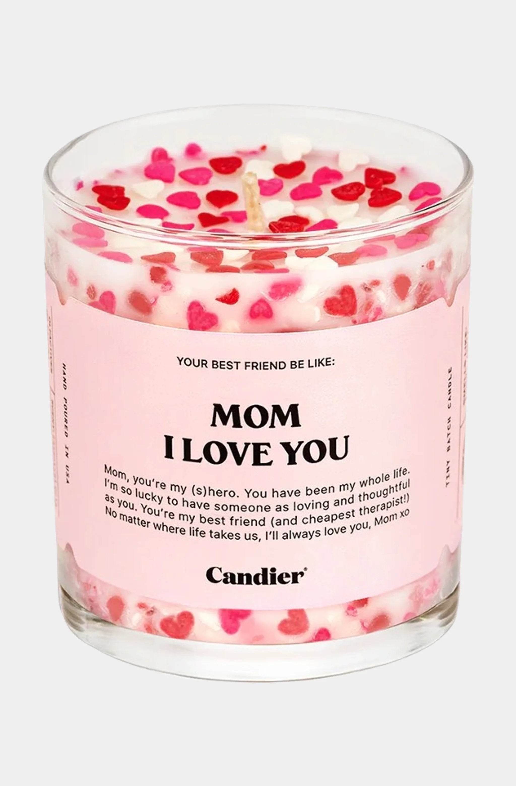 Mom, I Love You Candle
