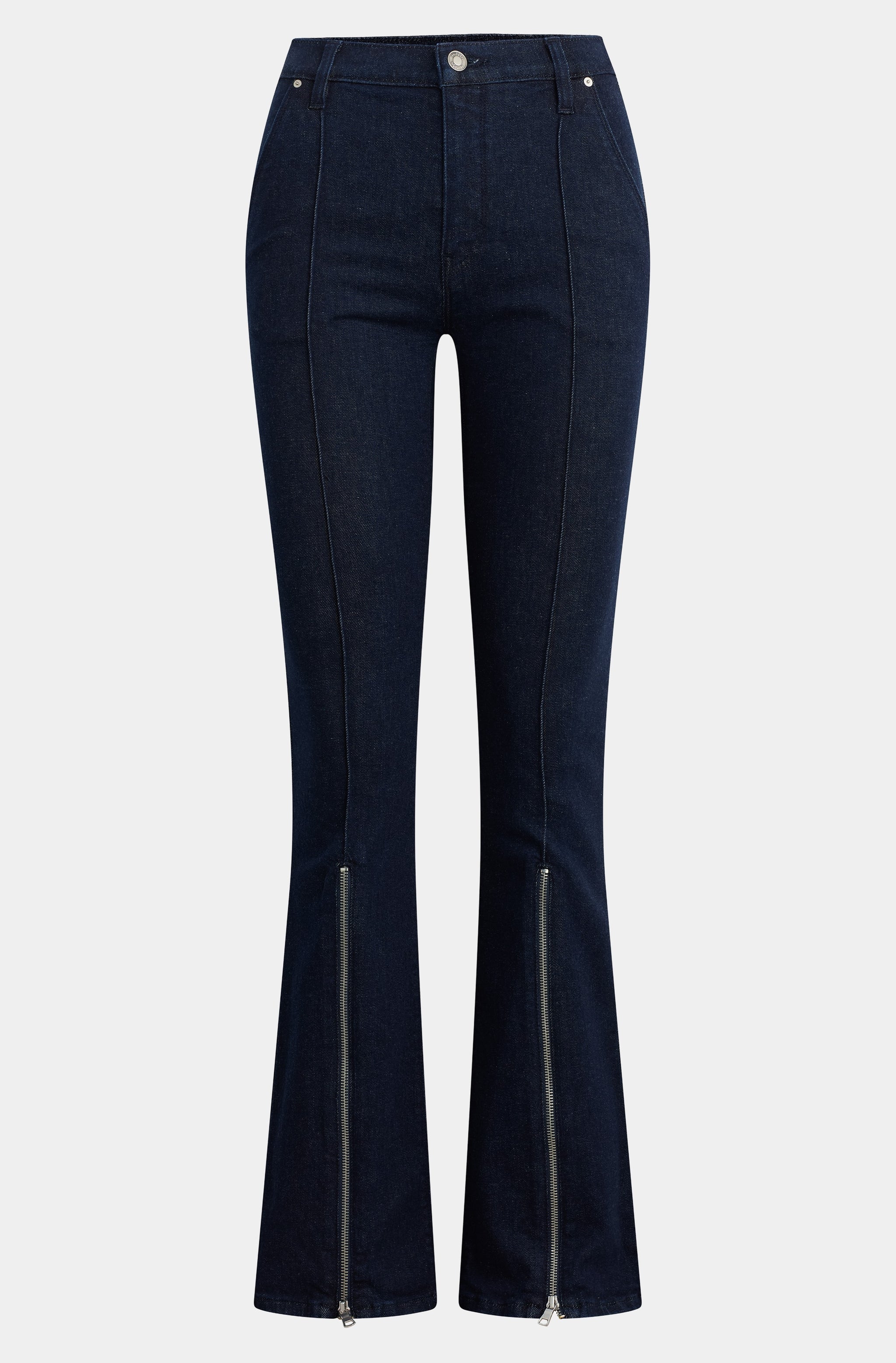 Barbara High-Rise Bootcut w/ Zippers