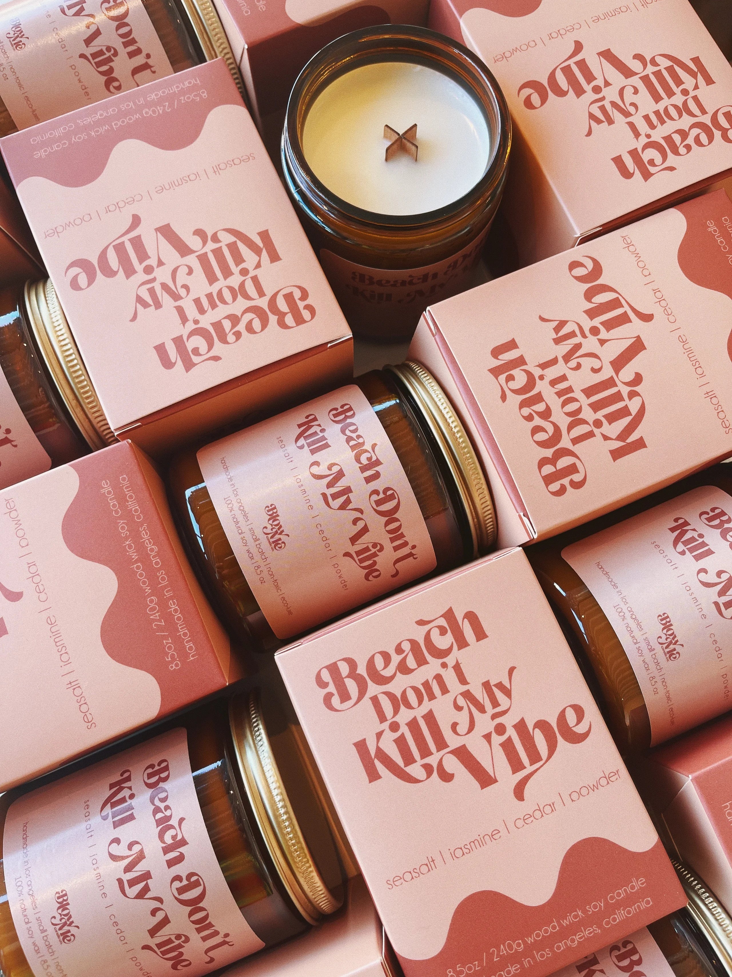 Beach Don't Kill My Vibe Candle