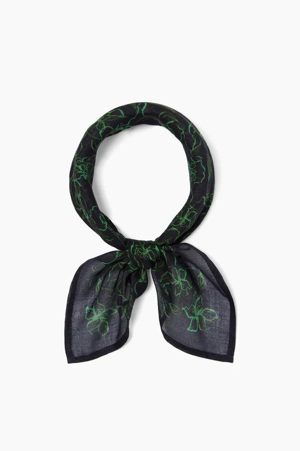 Painterly Floral Print Bandana