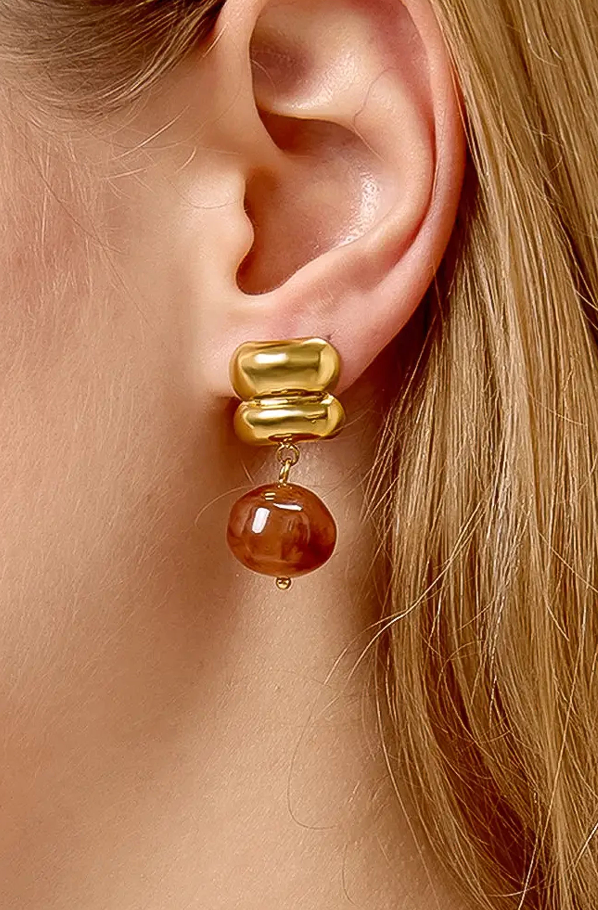 Annina Agate Drop Earrings