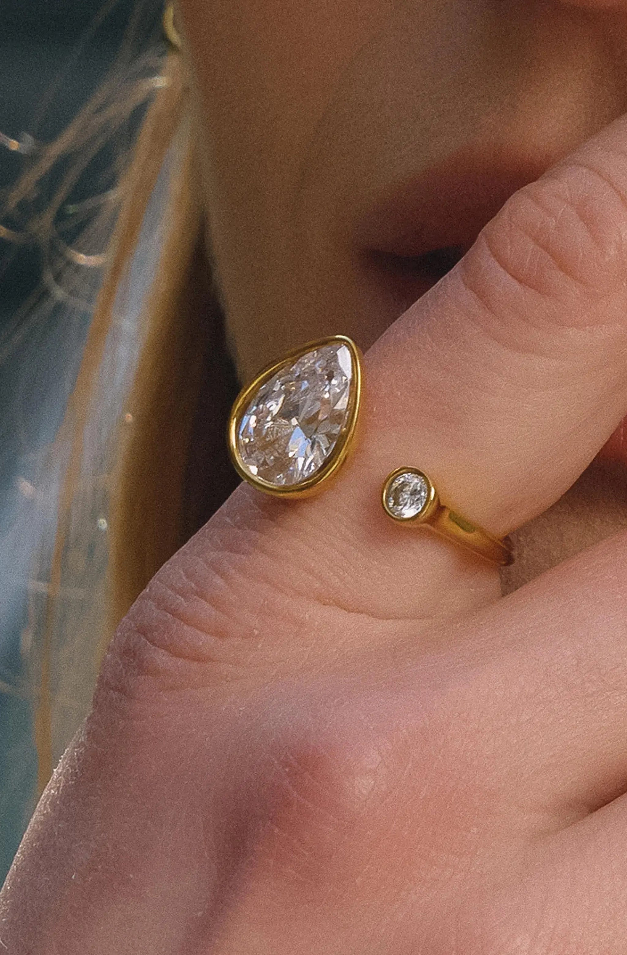 Kellan Cz Open Ring