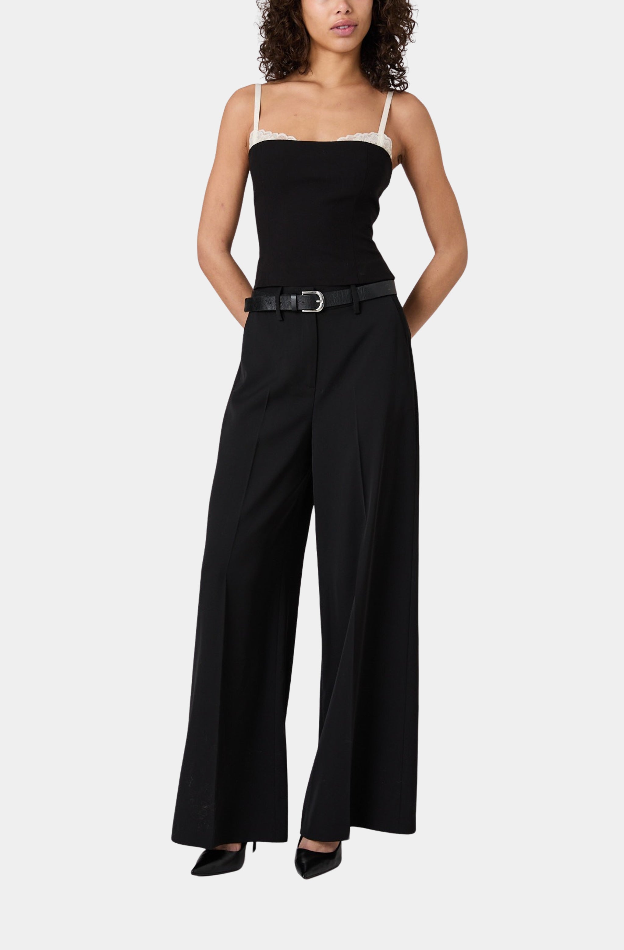 Harry High Waisted Wide Leg Trouser