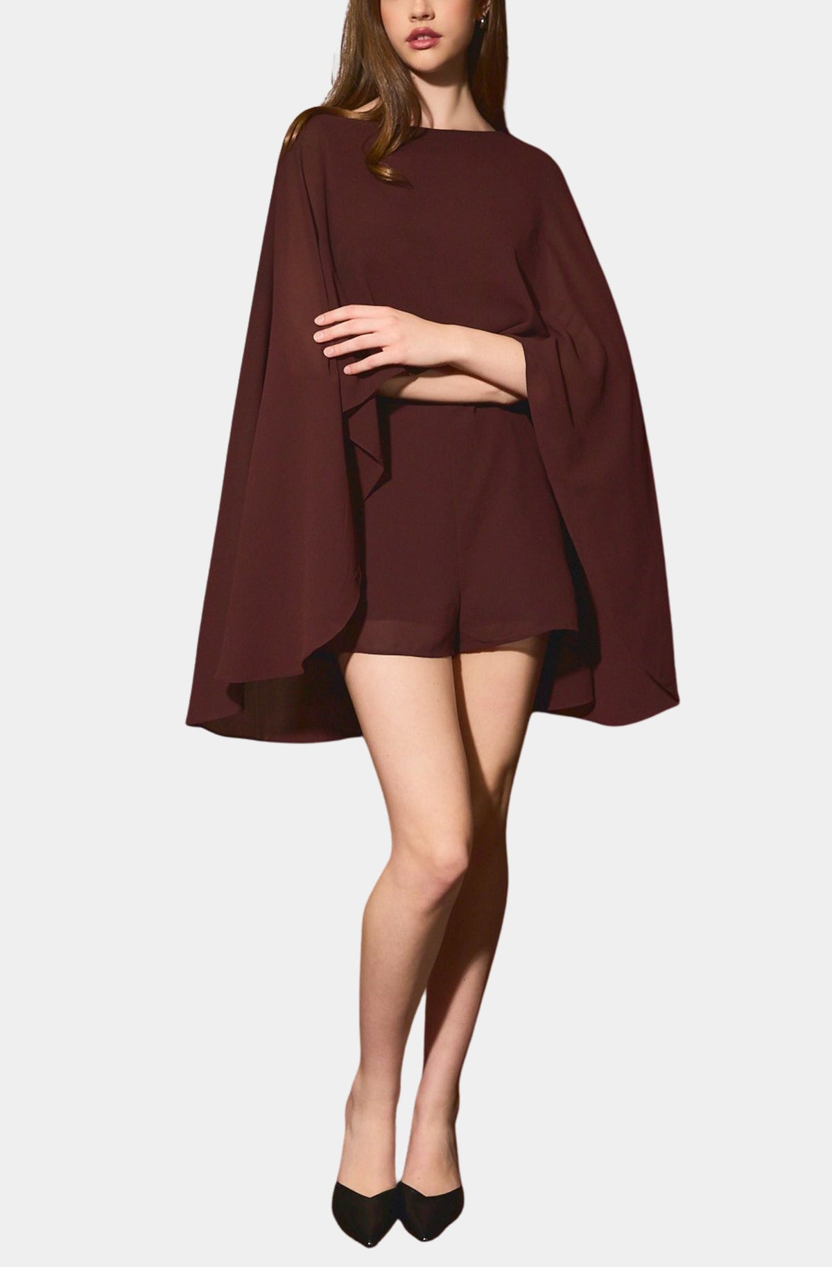 Sabine Cape Romper