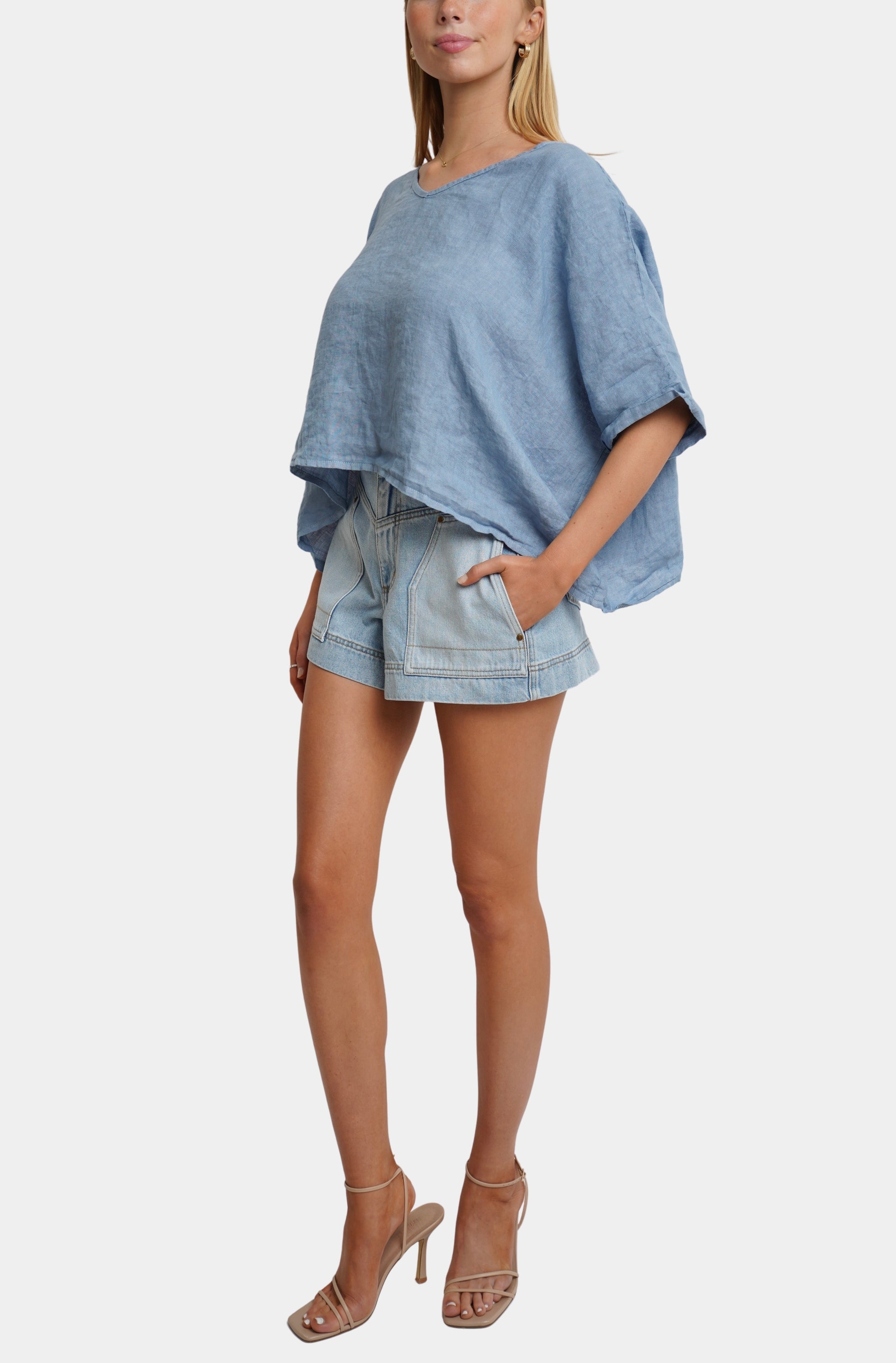 Anita Dolman Sleeve Crop Top